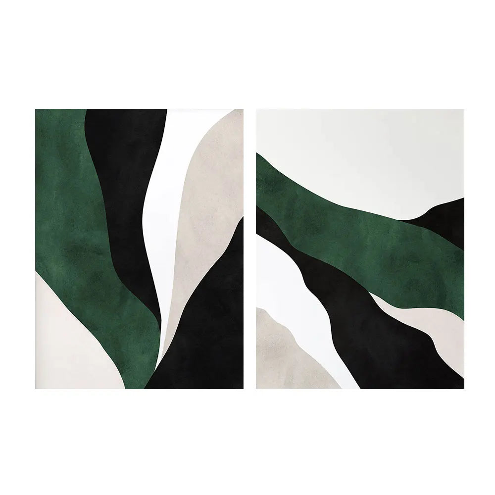 Abstract Dark Wall Art