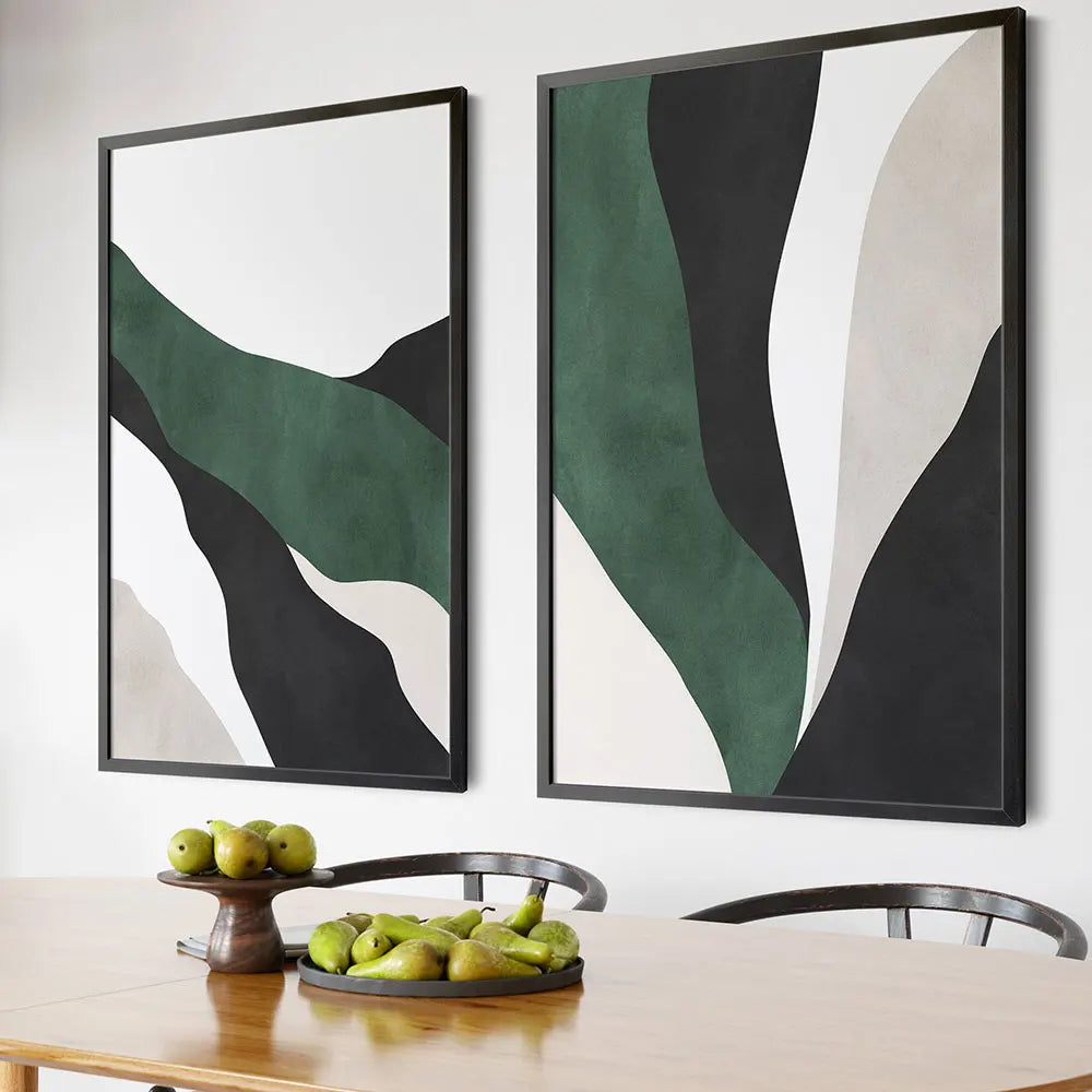 Abstract Dark Wall Art