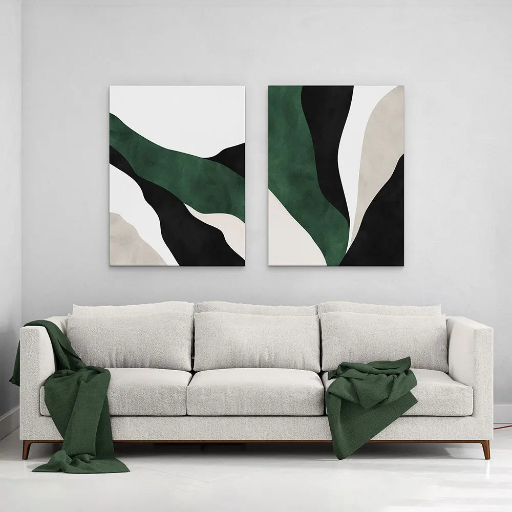 Abstract Dark Wall Art