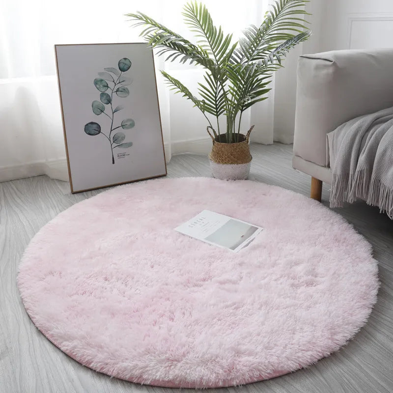 Soft Plush Round Rug